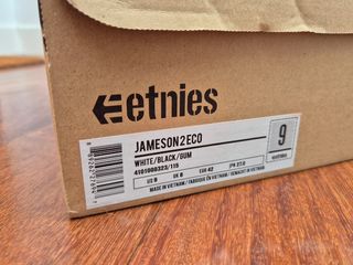 ZAPATILLAS ETNIES JAMESON BLANCO TALLA 42 UK 8 US9