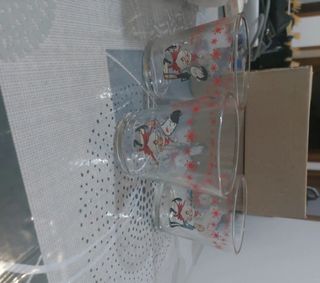 Set 6 Bicchieri Natalizi Babbo Natale Vetro