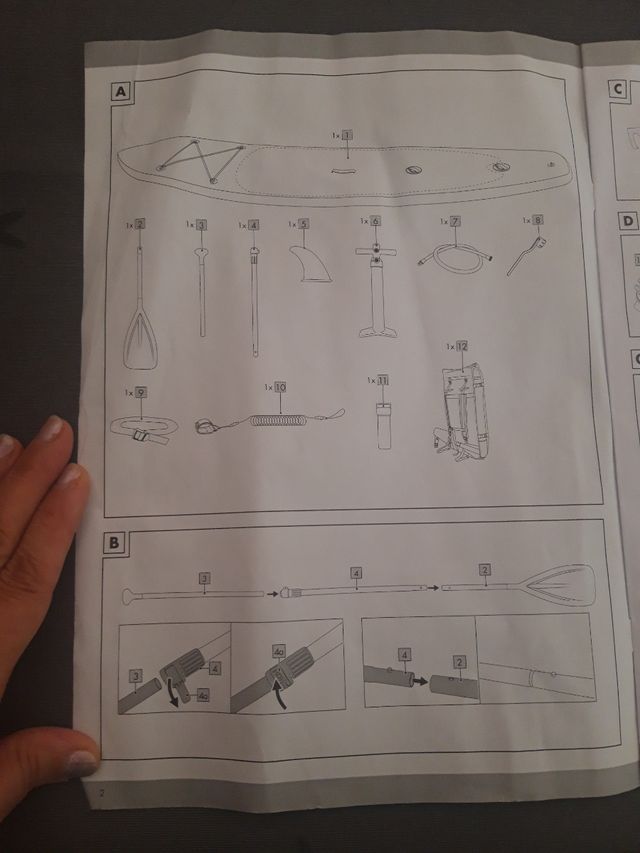 Tabla Paddle Surf Mistral