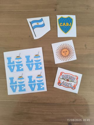 Stickers Termo Argentina Uruguay