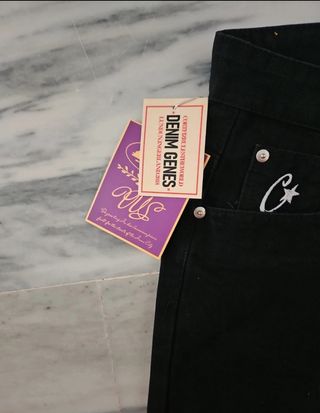 Pantalón corto vaquero negro DENIM GENES