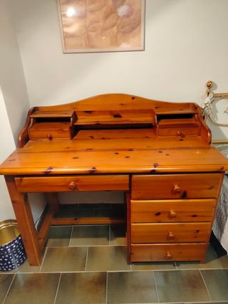 Escritorio madera pino macizo