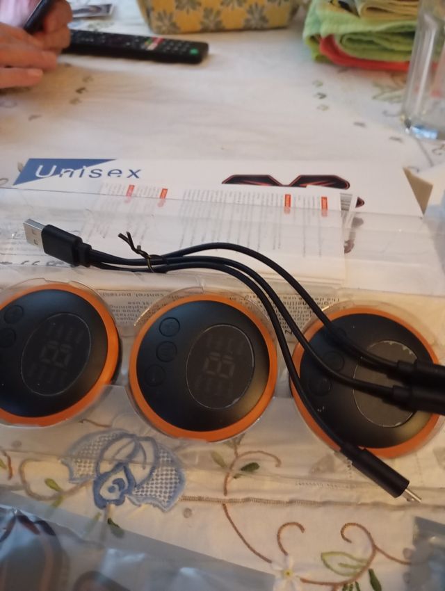 Cinturón de musculación con 3 sensores