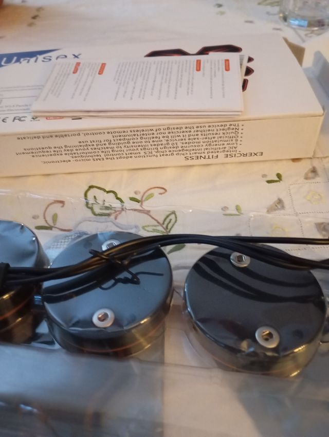 Cinturón de musculación con 3 sensores