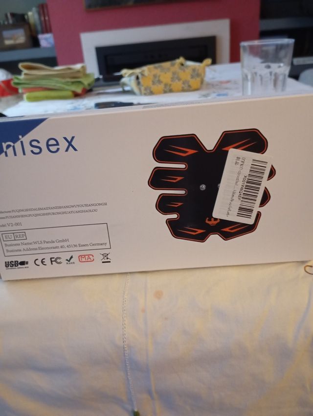 Cinturón de musculación con 3 sensores