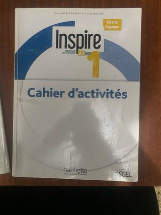 Libro y cahier Inspire 1