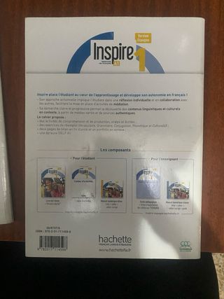 Libro y cahier Inspire 1