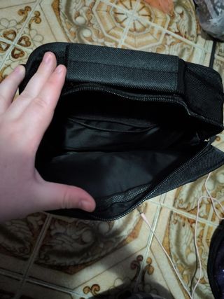 Bolso bandolera negro para hombre