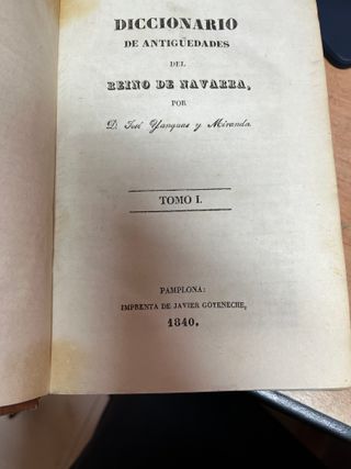 Diccionario de Antigüedades del Reino de Navarra.