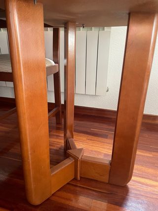 Mesa extensible madera cerezo