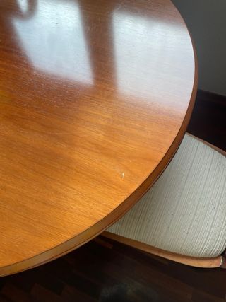 Mesa extensible madera cerezo