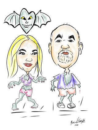 Caricatura Personalizada Halloween