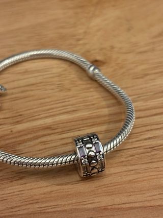 Clip Retenedor de Plata compatible con Pandora