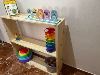 Estantería Montessori Madera Natural