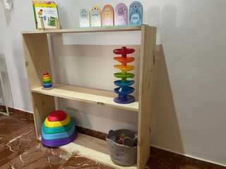Estantería Montessori Madera Natural