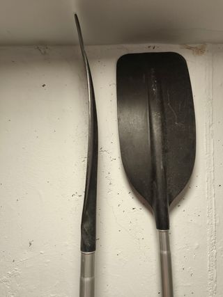 Par de remos de aluminio y pvc. Para canoa kayak..