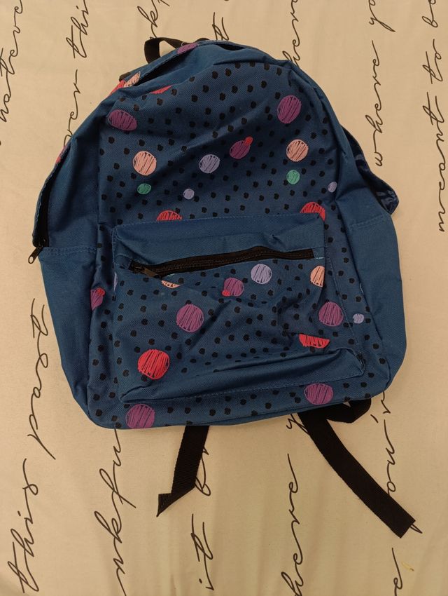 Mochilas Escolares Rojo y Azul Estampado