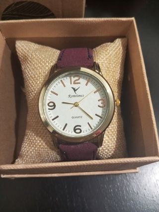 Reloj Romtimes Oro y Morado