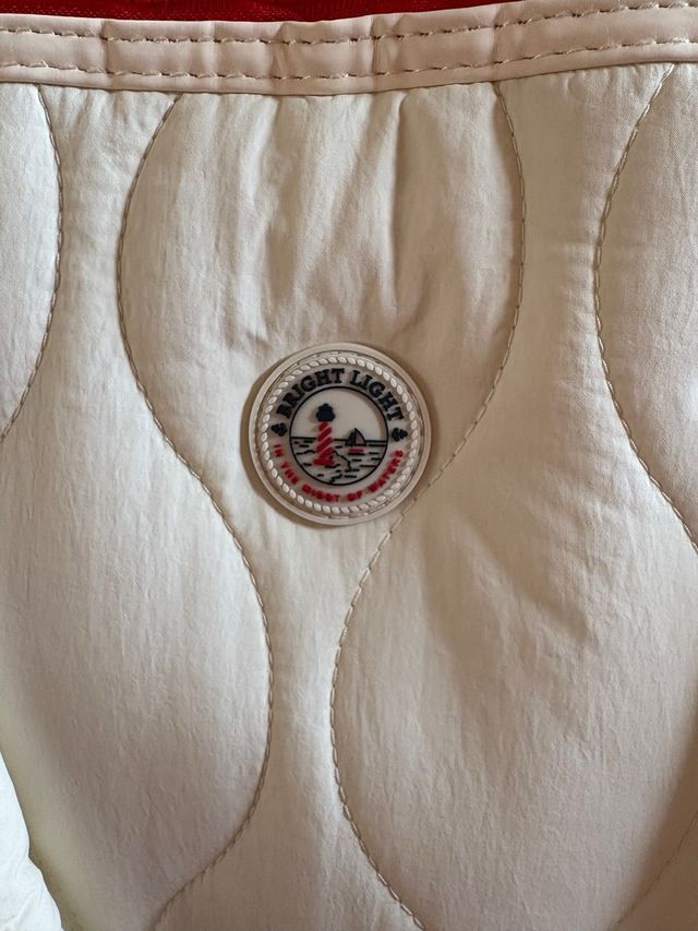 Bolso Grande Acolchado Blanco