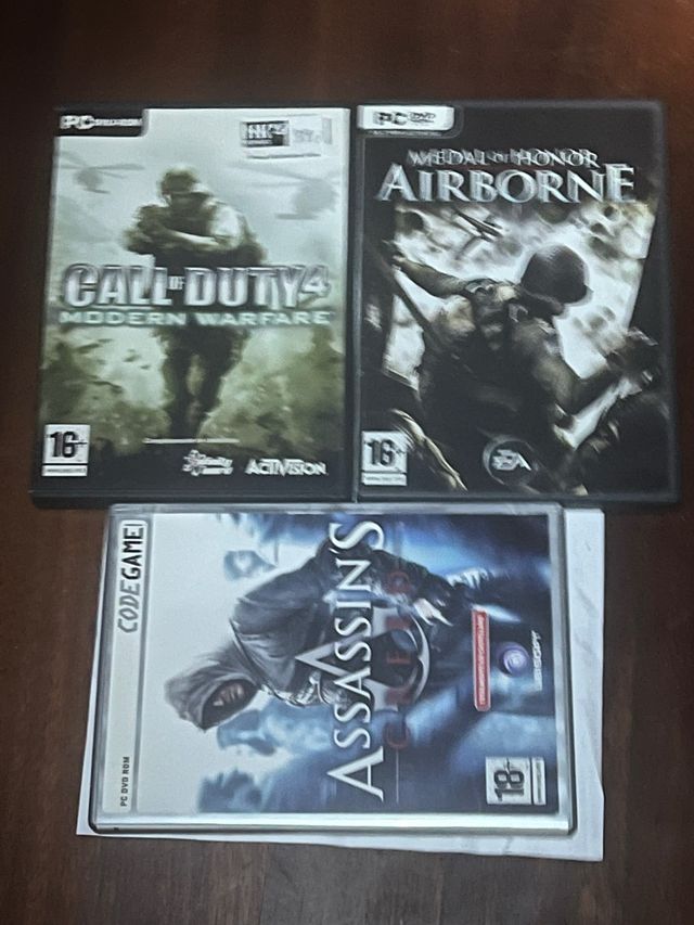 Call of Duty 4, Medal of Honor, Assassin's Creed