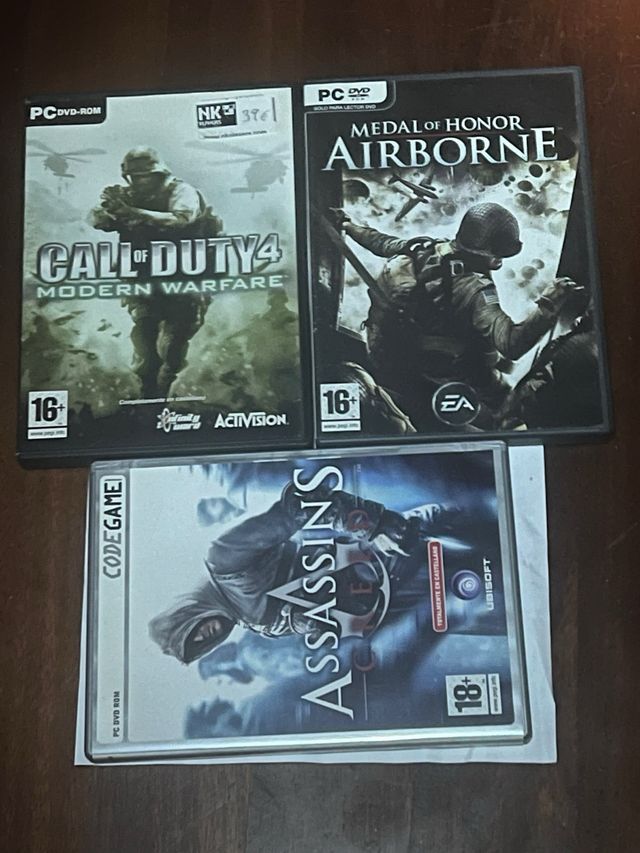 Call of Duty 4, Medal of Honor, Assassin's Creed