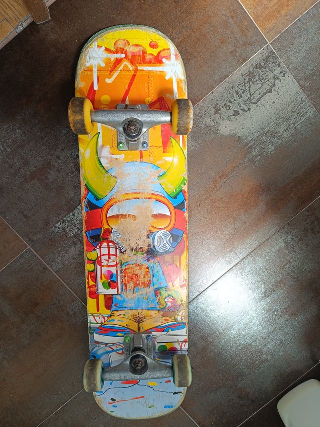 Skate Speed Demons con ruedas amarillas