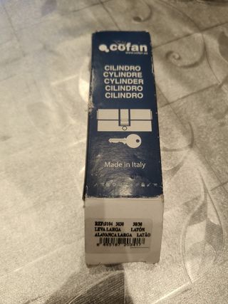 Cilindro Cofan Europeo Latón 30/30