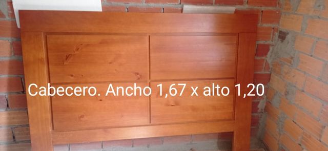 Cabecero de madera 1,67m x 1,20m