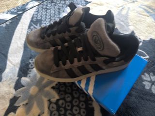 Adidas Campus Zapatillas Grises y Negras originale