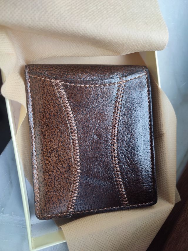 Portafoglio Argentino artigianale marrone
