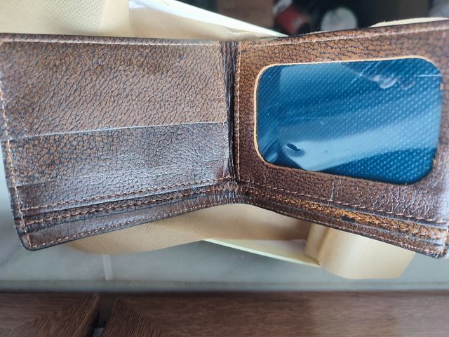 Portafoglio Argentino artigianale marrone