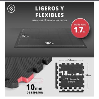 Esterilla Fitness Puzzle Suelo Gimnasio