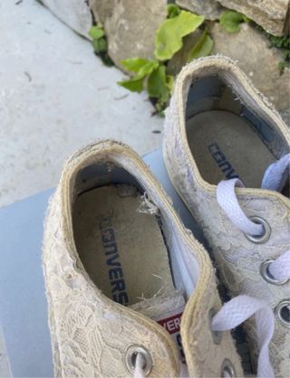 Converse All Star pizzo bianco 37.5