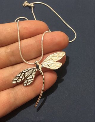 Collar Plata 925 Libélula