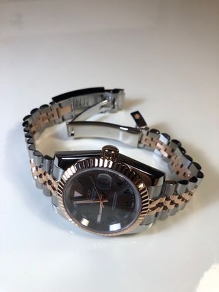 Seiko Mod - Datejust “Wimbledon” Dos Tonos