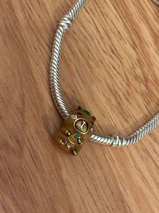 Charm Capybara Compatible Pandora Marrón Verde
