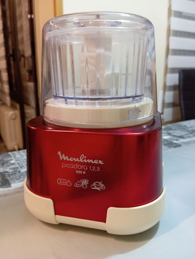 Picadora Moulinex 1,2,3 Roja 1000W