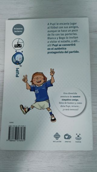 Pupi quiere ser futbolista