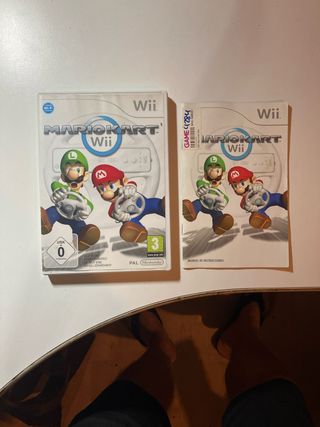 Caja Mario Kart Wii + Instrucciones