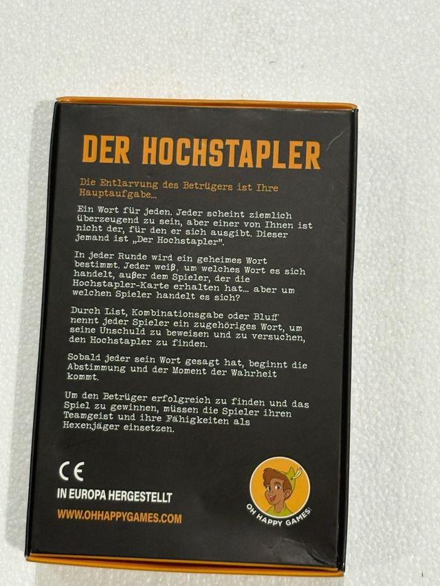 Juego de mesa Der Hochstapler (Alemán)