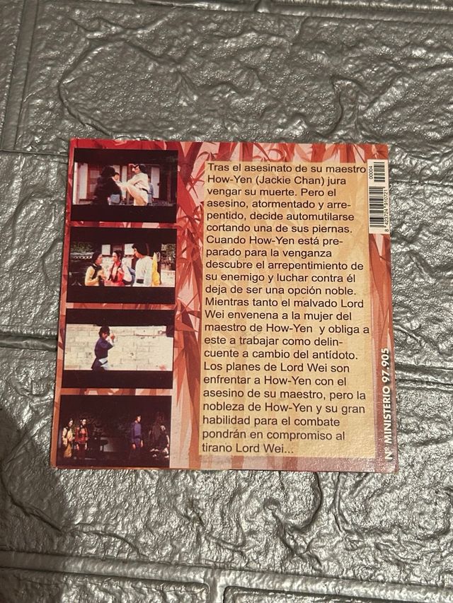 DVD Película Dragon Fist Jackie Chan