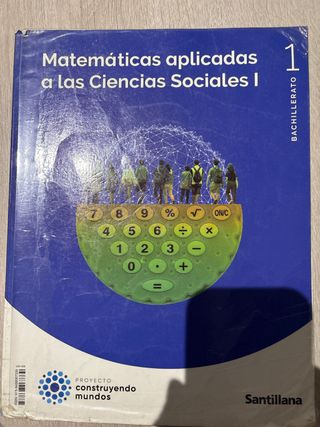 LIBRO MATEMATICAS SOCIALES DE 1 BACHILLERATO.