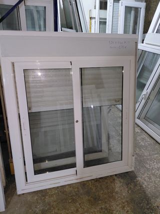 Ventana aluminio corredera 120x140