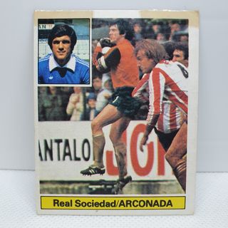 ⚽️ CROMO DE FUTBOL ARCONADA REAL SOCIEDAD 81-82