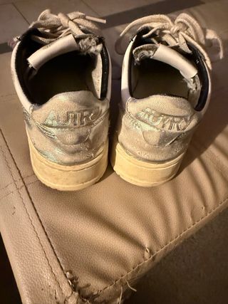 Autry Scarpe Donna Vintage Argento/Bianco