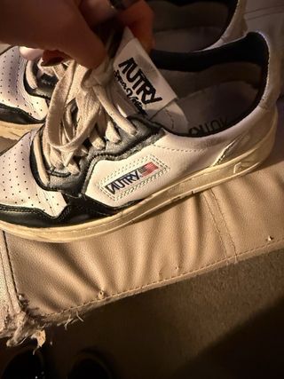 Autry Scarpe Donna Vintage Argento/Bianco