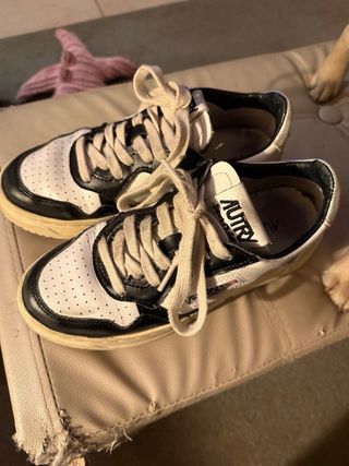 Autry Scarpe Donna Vintage Argento/Bianco