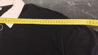 Abito nero da donna con zip