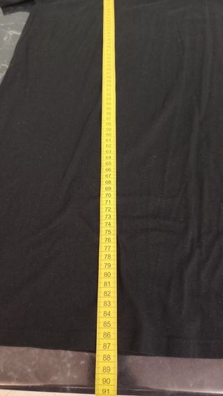 Abito nero da donna con zip