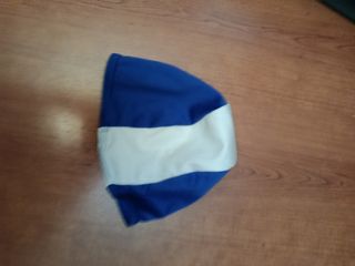 Gorro natación niño azul y blanco